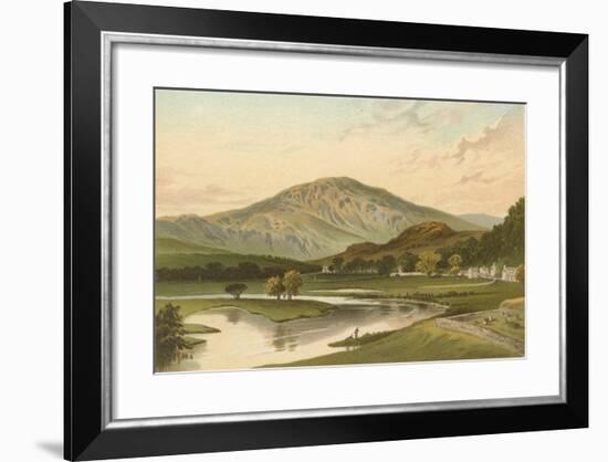 Ben Ledi from Callander Bridge-English School-Framed Giclee Print