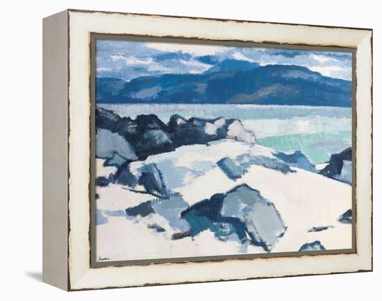 Ben More, Mull, from Iona-Samuel John Peploe-Framed Premier Image Canvas