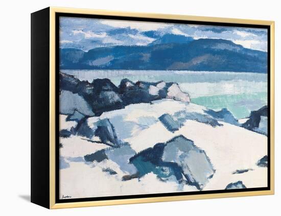 Ben More, Mull, from Iona-Samuel John Peploe-Framed Premier Image Canvas