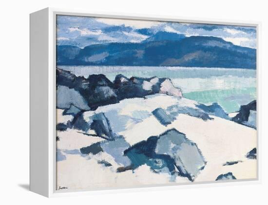 Ben More, Mull, from Iona-Samuel John Peploe-Framed Premier Image Canvas