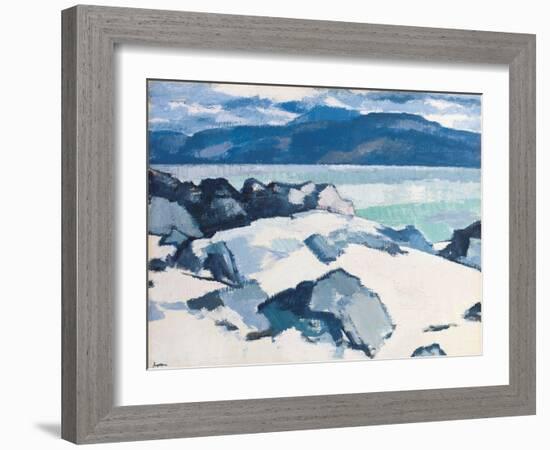 Ben More, Mull, from Iona-Samuel John Peploe-Framed Giclee Print