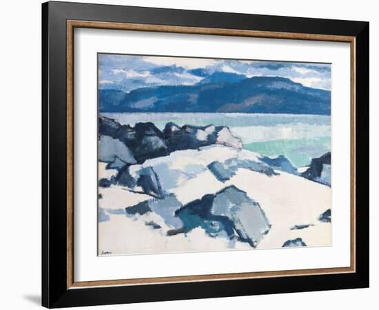 Ben More, Mull, from Iona-Samuel John Peploe-Framed Giclee Print