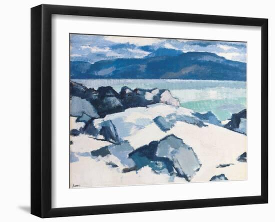 Ben More, Mull, from Iona-Samuel John Peploe-Framed Giclee Print