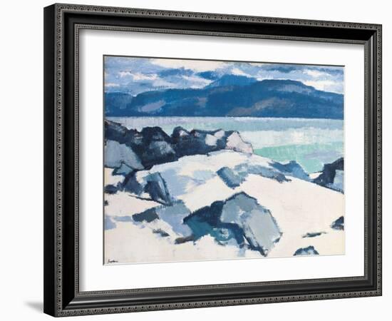 Ben More, Mull, from Iona-Samuel John Peploe-Framed Giclee Print