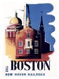 Boston, Massachusetts, New Haven Railroad-Ben Nason-Giclee Print