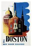 Boston, Massachusetts, New Haven Railroad-Ben Nason-Giclee Print