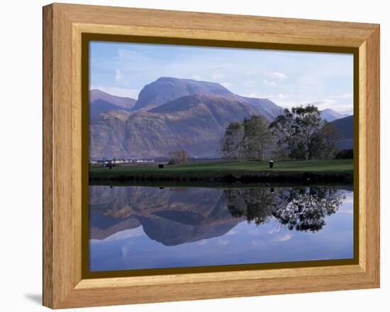 Ben Nevis from Corpach, Highland Region, Scotland, United Kingdom-Roy Rainford-Framed Premier Image Canvas