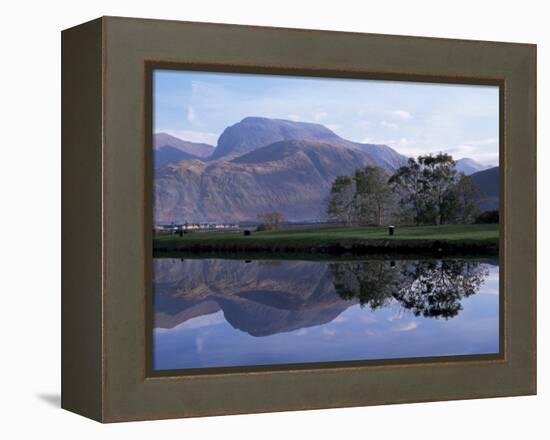 Ben Nevis from Corpach, Highland Region, Scotland, United Kingdom-Roy Rainford-Framed Premier Image Canvas