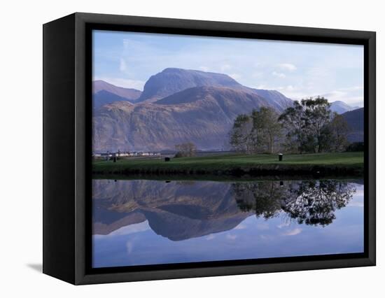 Ben Nevis from Corpach, Highland Region, Scotland, United Kingdom-Roy Rainford-Framed Premier Image Canvas