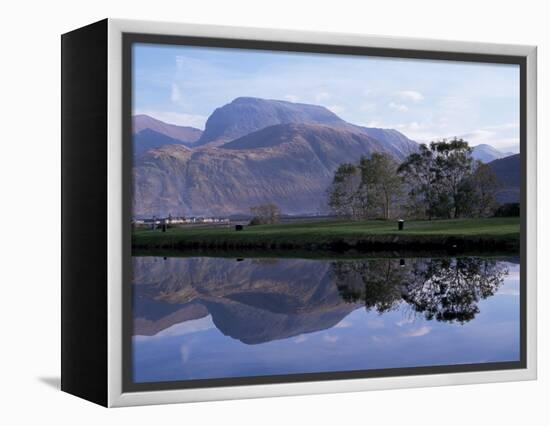Ben Nevis from Corpach, Highland Region, Scotland, United Kingdom-Roy Rainford-Framed Premier Image Canvas