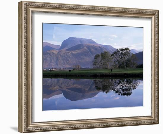 Ben Nevis from Corpach, Highland Region, Scotland, United Kingdom-Roy Rainford-Framed Photographic Print