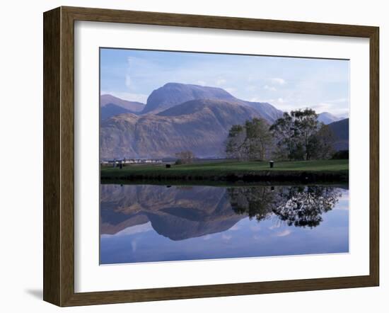 Ben Nevis from Corpach, Highland Region, Scotland, United Kingdom-Roy Rainford-Framed Photographic Print