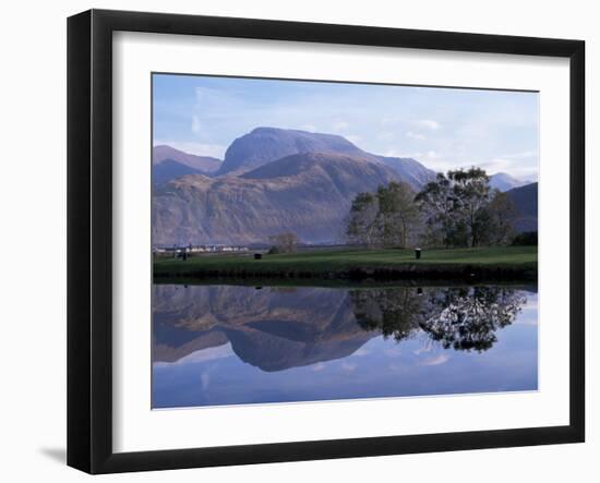 Ben Nevis from Corpach, Highland Region, Scotland, United Kingdom-Roy Rainford-Framed Photographic Print