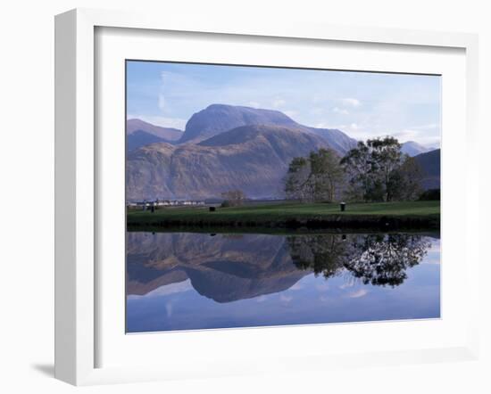 Ben Nevis from Corpach, Highland Region, Scotland, United Kingdom-Roy Rainford-Framed Photographic Print