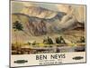 Ben Nevis, Poster Advertising British Railways, C.1955-null-Mounted Giclee Print