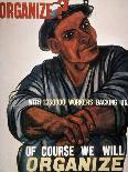 WWII: Employment Poster-Ben Shahn-Framed Giclee Print
