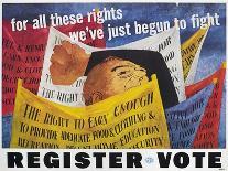 Voter Registration Poster-Ben Shahn-Giclee Print