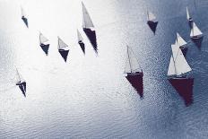 Broads Regatta, Island Yachts - Awash-Ben Wood-Framed Giclee Print