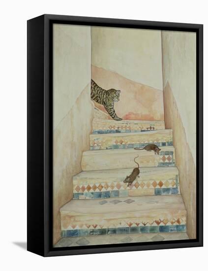 Ben Youssef's Staircase-Ditz-Framed Premier Image Canvas