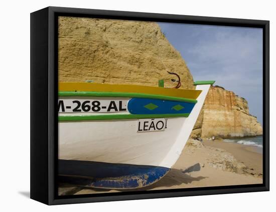 Benagil Beach, Near Porches, Algarve, Portugal, Europe-De Mann Jean-Pierre-Framed Premier Image Canvas