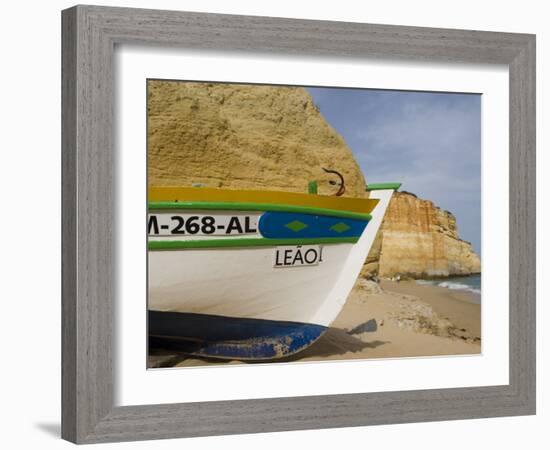 Benagil Beach, Near Porches, Algarve, Portugal, Europe-De Mann Jean-Pierre-Framed Photographic Print