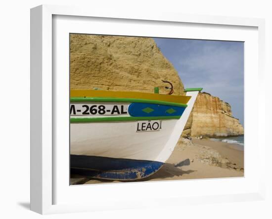 Benagil Beach, Near Porches, Algarve, Portugal, Europe-De Mann Jean-Pierre-Framed Photographic Print