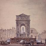 La fontaine des Innocents. Paris (Ier arr.)-Benard-Giclee Print