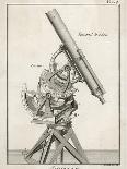 An Optique Telescope-Benard-Framed Art Print