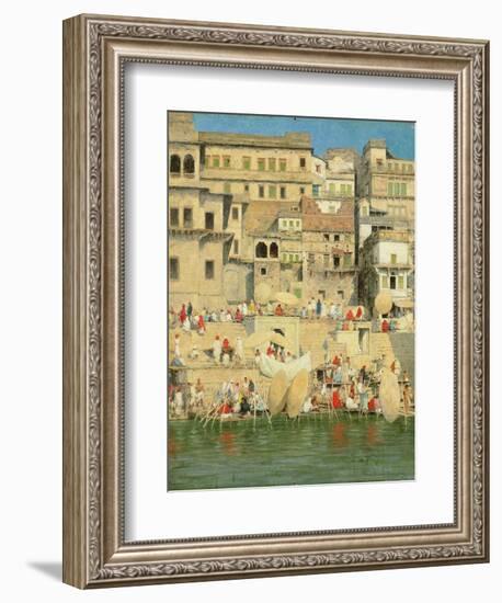 Benares, Blue Is the Sky-Mose Bianchi-Framed Giclee Print