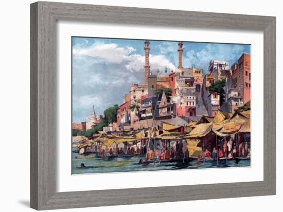 Benares, India, 1857-William Carpenter-Framed Giclee Print