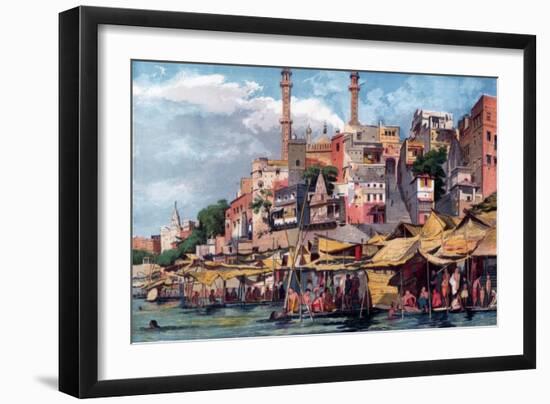 Benares, India, 1857-William Carpenter-Framed Giclee Print