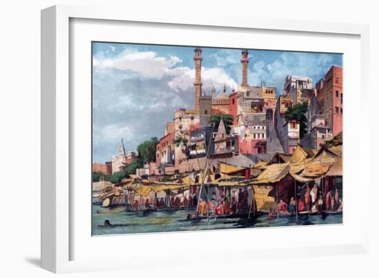 Benares, India, 1857-William Carpenter-Framed Giclee Print