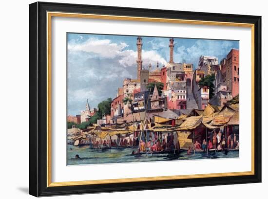 Benares, India, 1857-William Carpenter-Framed Giclee Print