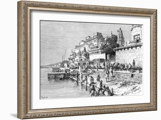 Benares (Varanas), India, 1895-Taylor-Framed Giclee Print