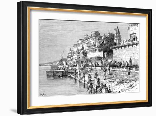 Benares (Varanas), India, 1895-Taylor-Framed Giclee Print