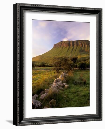 Benbulben at Sunset, Approximately 500M, Near Sligo, County Sligo, Connacht, Republic of Ireland-Patrick Dieudonne-Framed Photographic Print