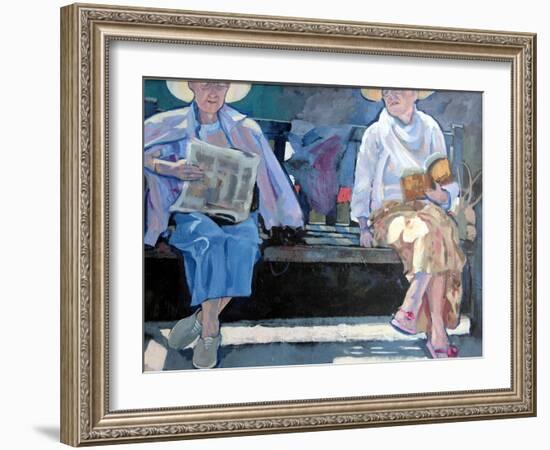 Bench, 2007-Clive Metcalfe-Framed Giclee Print