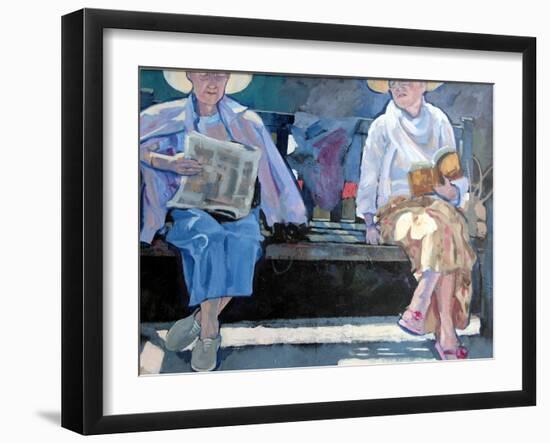 Bench, 2007-Clive Metcalfe-Framed Giclee Print