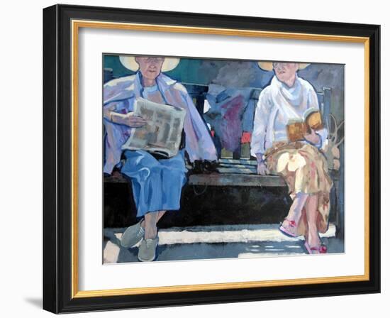 Bench, 2007-Clive Metcalfe-Framed Giclee Print