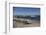 Bench on Beach with Waves, Monterey Peninsula, California Coast-Sheila Haddad-Framed Photographic Print