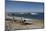 Bench on Beach with Waves, Monterey Peninsula, California Coast-Sheila Haddad-Mounted Photographic Print