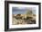 Bench with Lindisfarne Castle, Holy Island, Northumberland-Ross Hoddinott-Framed Photographic Print