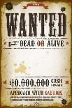 Wanted Vintage Western Poster-Benchart-Art Print