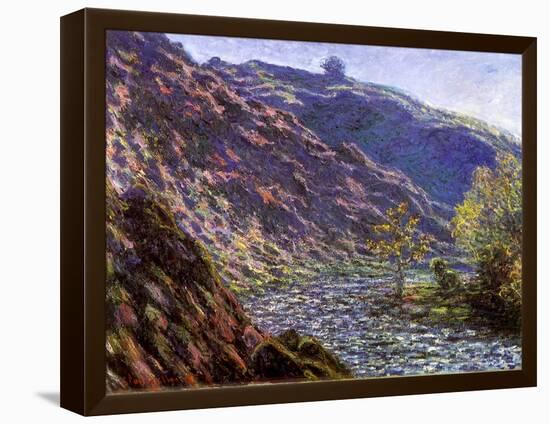Bend in the River, 1888-Claude Monet-Framed Premier Image Canvas