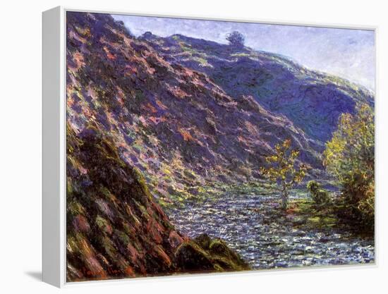 Bend in the River, 1888-Claude Monet-Framed Premier Image Canvas