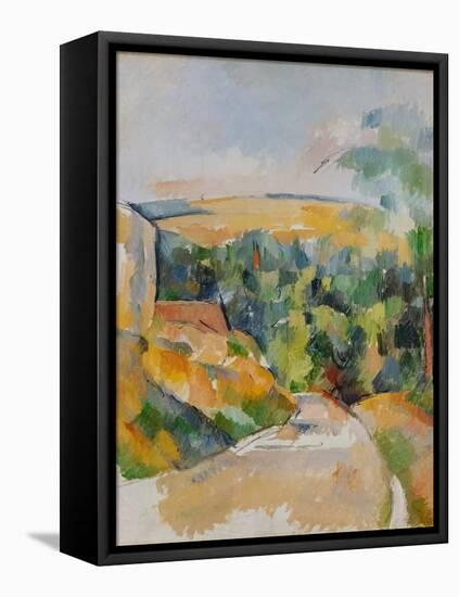 Bend of the Road, 1900/06-Paul Cézanne-Framed Premier Image Canvas