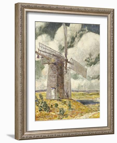 Bending Sail on the Old Mill, 1920-Childe Hassam-Framed Giclee Print