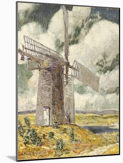 Bending Sail on the Old Mill, 1920-Childe Hassam-Mounted Giclee Print