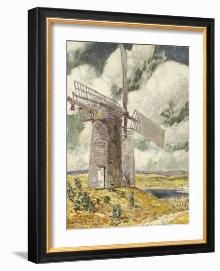 Bending Sail on the Old Mill, 1920-Childe Hassam-Framed Giclee Print