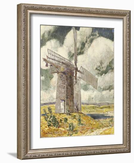 Bending Sail on the Old Mill. 1920-Frederick Childe Hassam-Framed Giclee Print